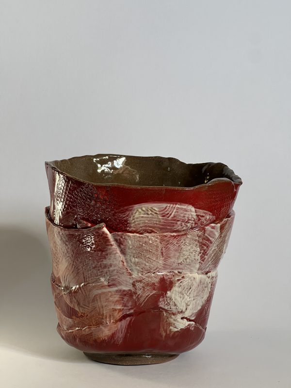 Dragonfly Clay Creations, Pottery Studio, Cornwall, Ontario, Canada, Bernadette Lapierre, Vase and Planters