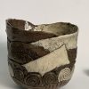 Dragonfly Clay Creations, Pottery Studio, Cornwall, Ontario, Pottery Stoneware, Planter, Layered Clay