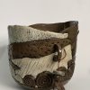 Dragonfly Clay Creations, Pottery Studio, Cornwall, Ontario, Pottery Stoneware, Planter, Layered Clay