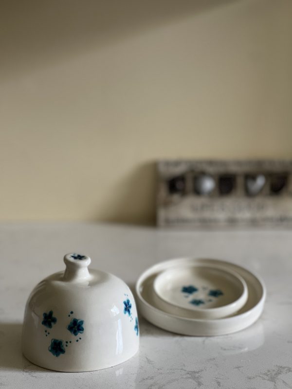 Dragonfly Clay Creations, Pottery Studio, Cornwall, Ontario, Pottery Stoneware, Butter Dish