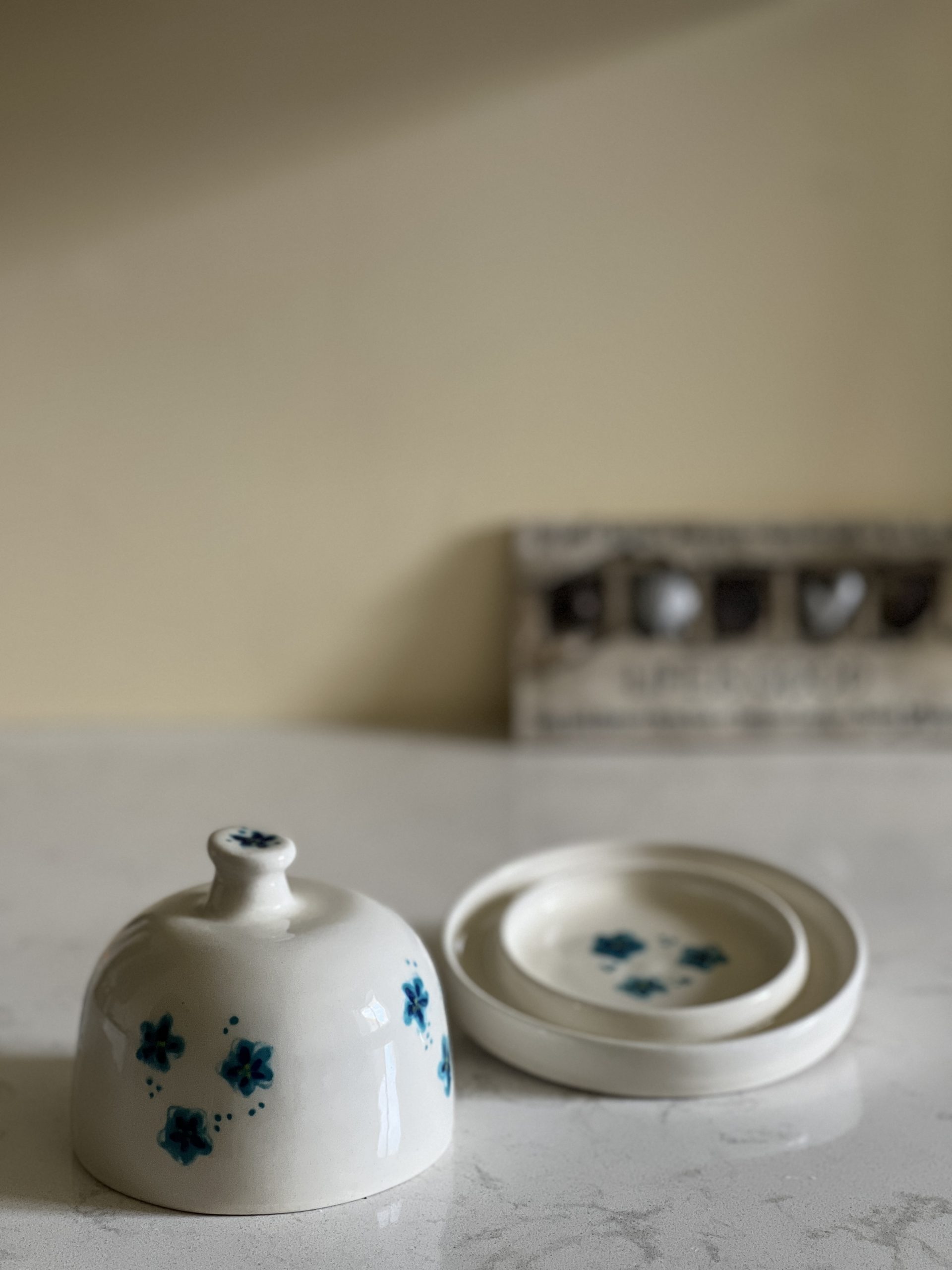 Dragonfly Clay Creations, Pottery Studio, Cornwall, Ontario, Pottery Stoneware, Butter Dish