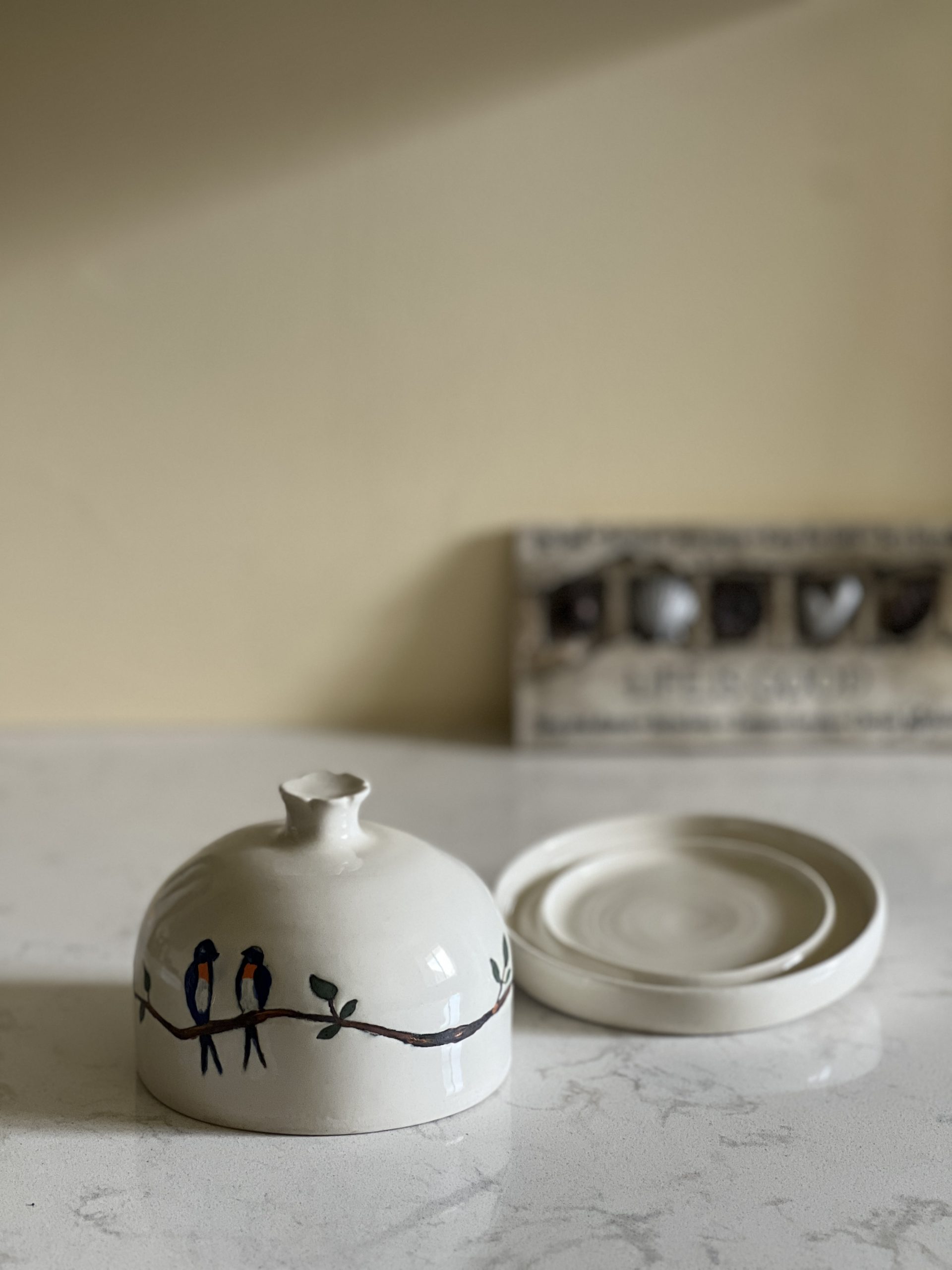 Dragonfly Clay Creations, Pottery Studio, Cornwall, Ontario, Pottery Stoneware, Butter Dish