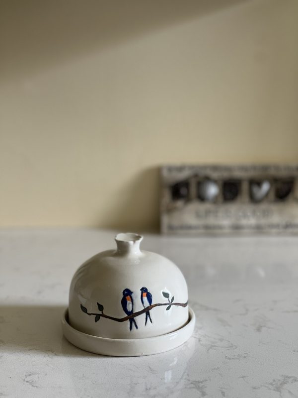 Dragonfly Clay Creations, Pottery Studio, Cornwall, Ontario, Pottery Stoneware, Butter Dish