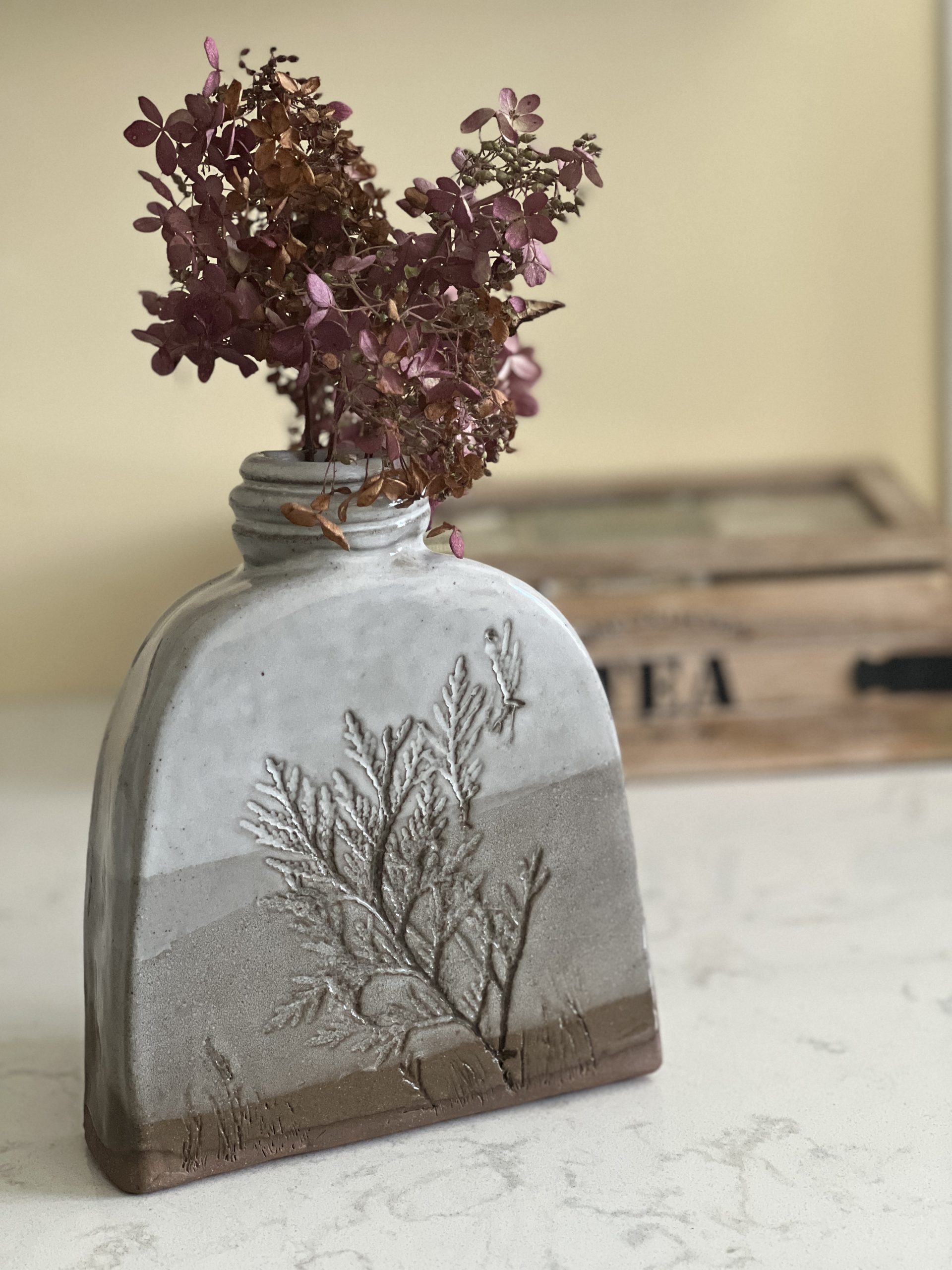 Dragonfly Clay Creations, Pottery Studio, Cornwall, Ontario, Canada, Bernadette Lapierre, Vase and Planters