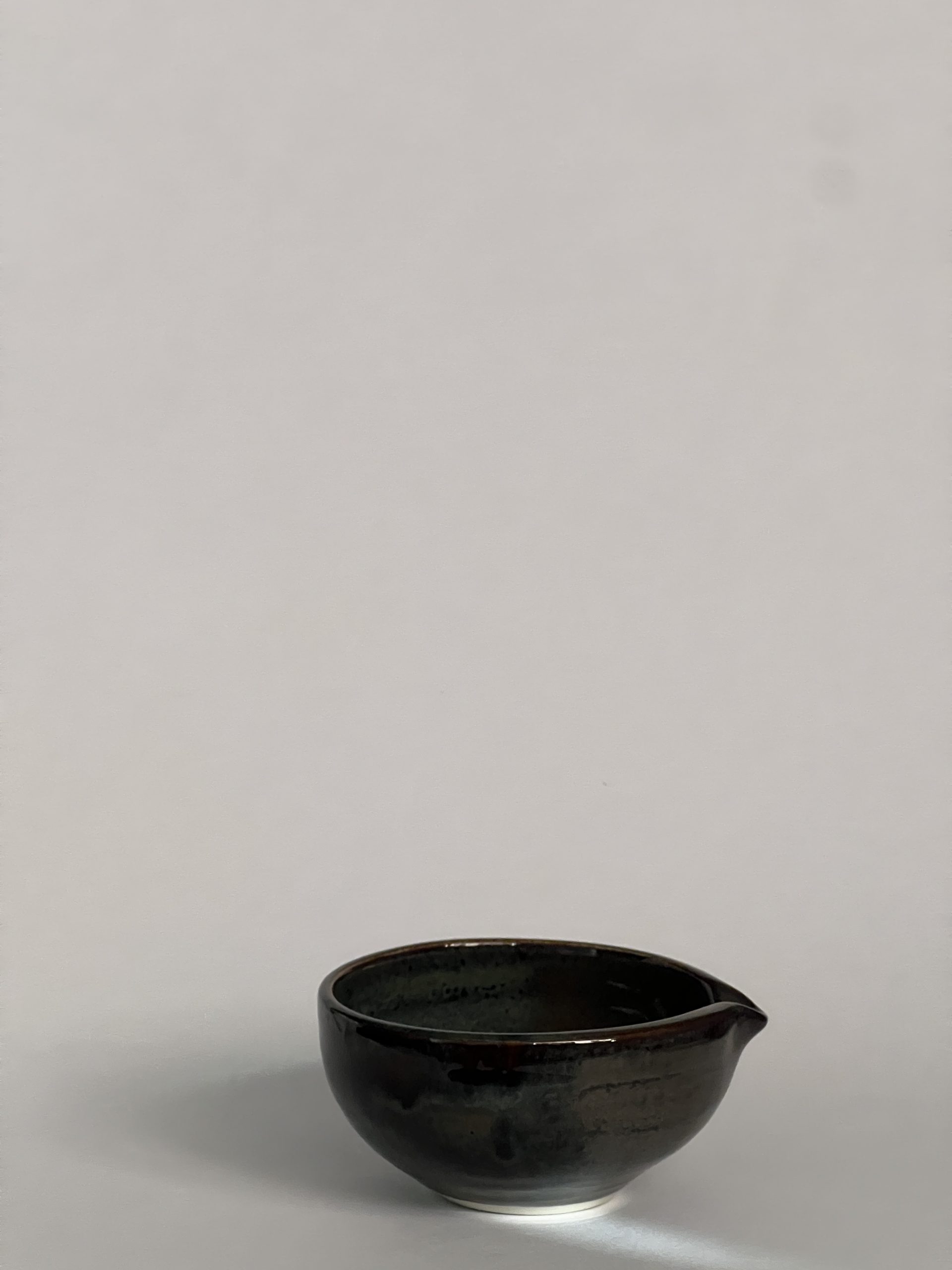 Dragonfly Clay Creations, Pottery Studio, Cornwall, Ontario, Pottery Stoneware, Bowl with Pouring Spout